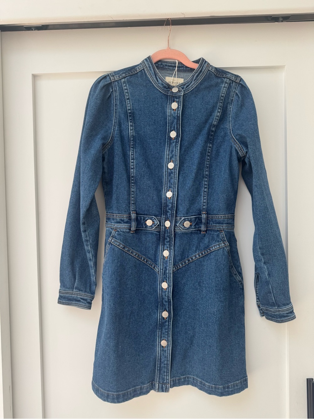Sezane Denim Dress
